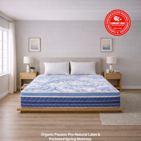 Organic Passion Natural Latex & Pocketed Spring Mattress