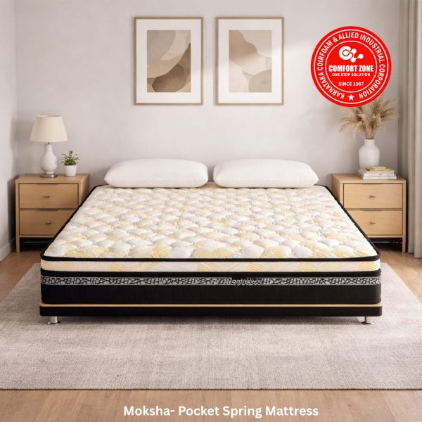 Moksha Euro Top Lush Comfort Pocketed Spring Mattress