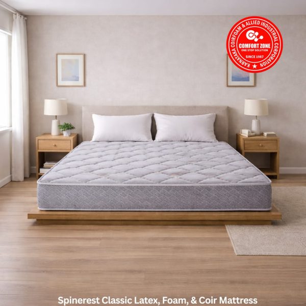 Spinerest Classic Latex, Memory Foam & Coir Mattress
