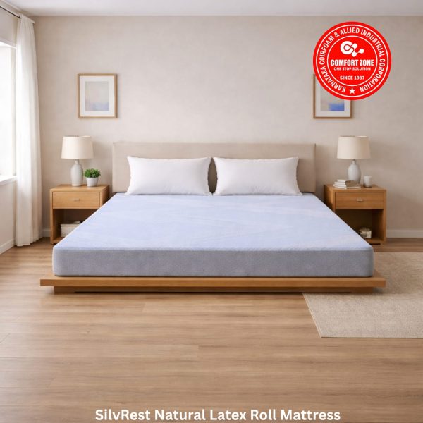 SilvRest -Infused Natural Latex Roll Mattress