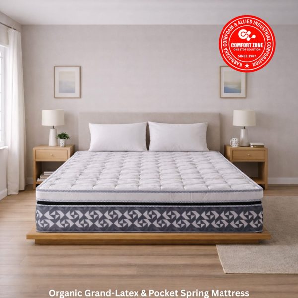 Organic Grand Natural Latex & Pocketed Spring Mattress